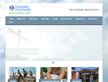 Tablet Screenshot of coronadoumc.org